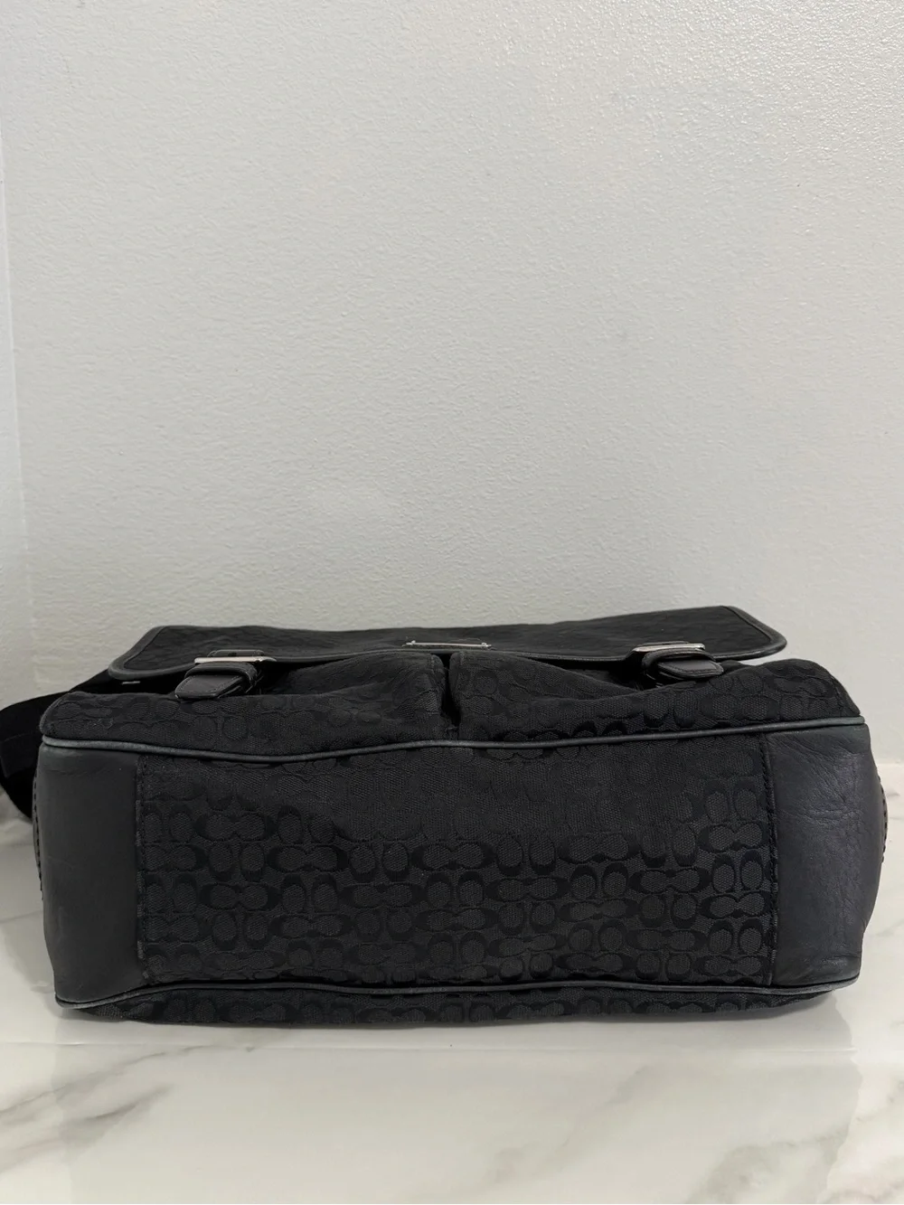 Coach black signature